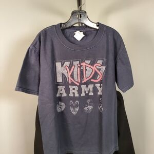KISS Kids ARMY Graphic Tee - Black